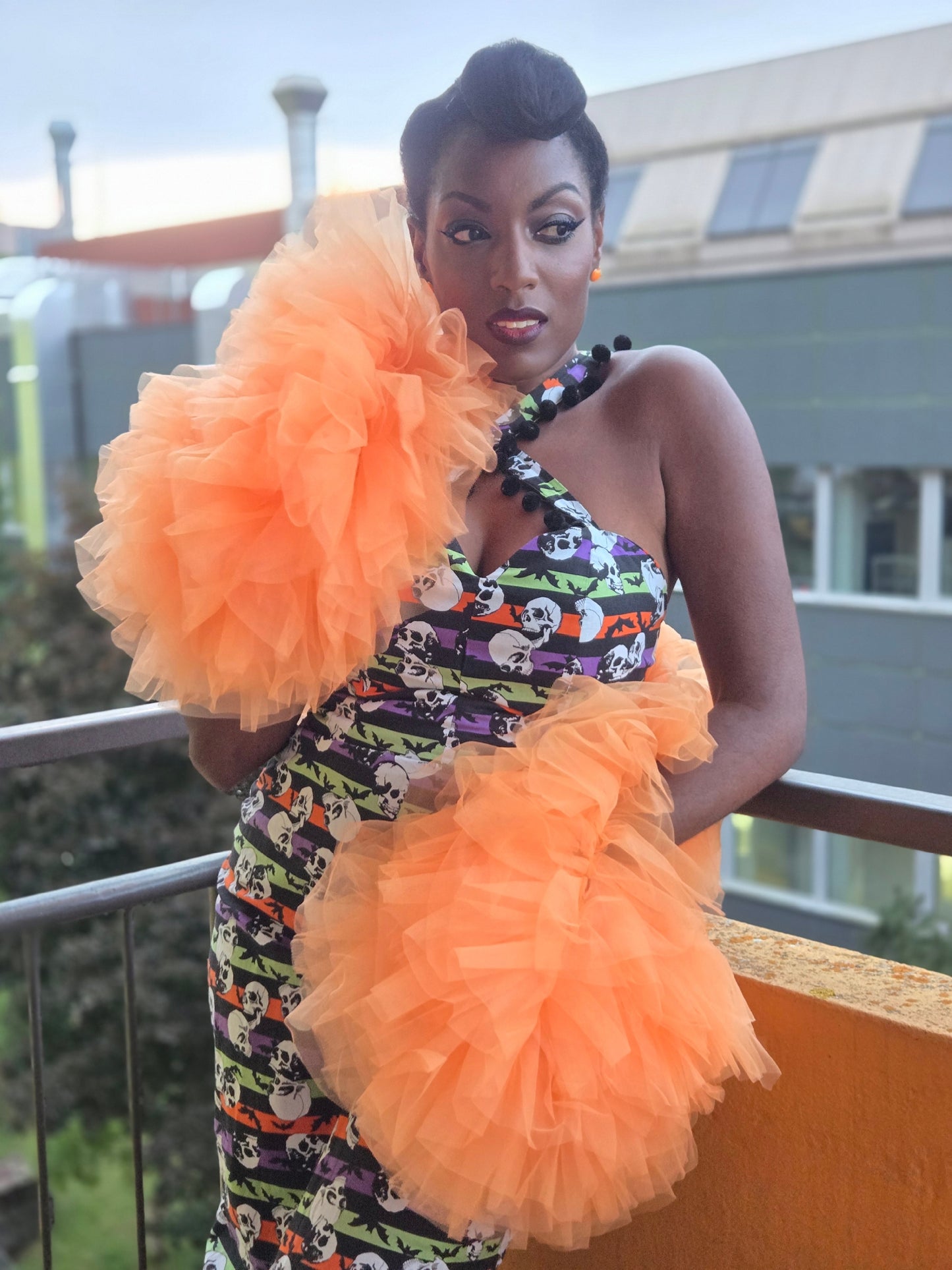 Boa de tulle SWEET - Orange
