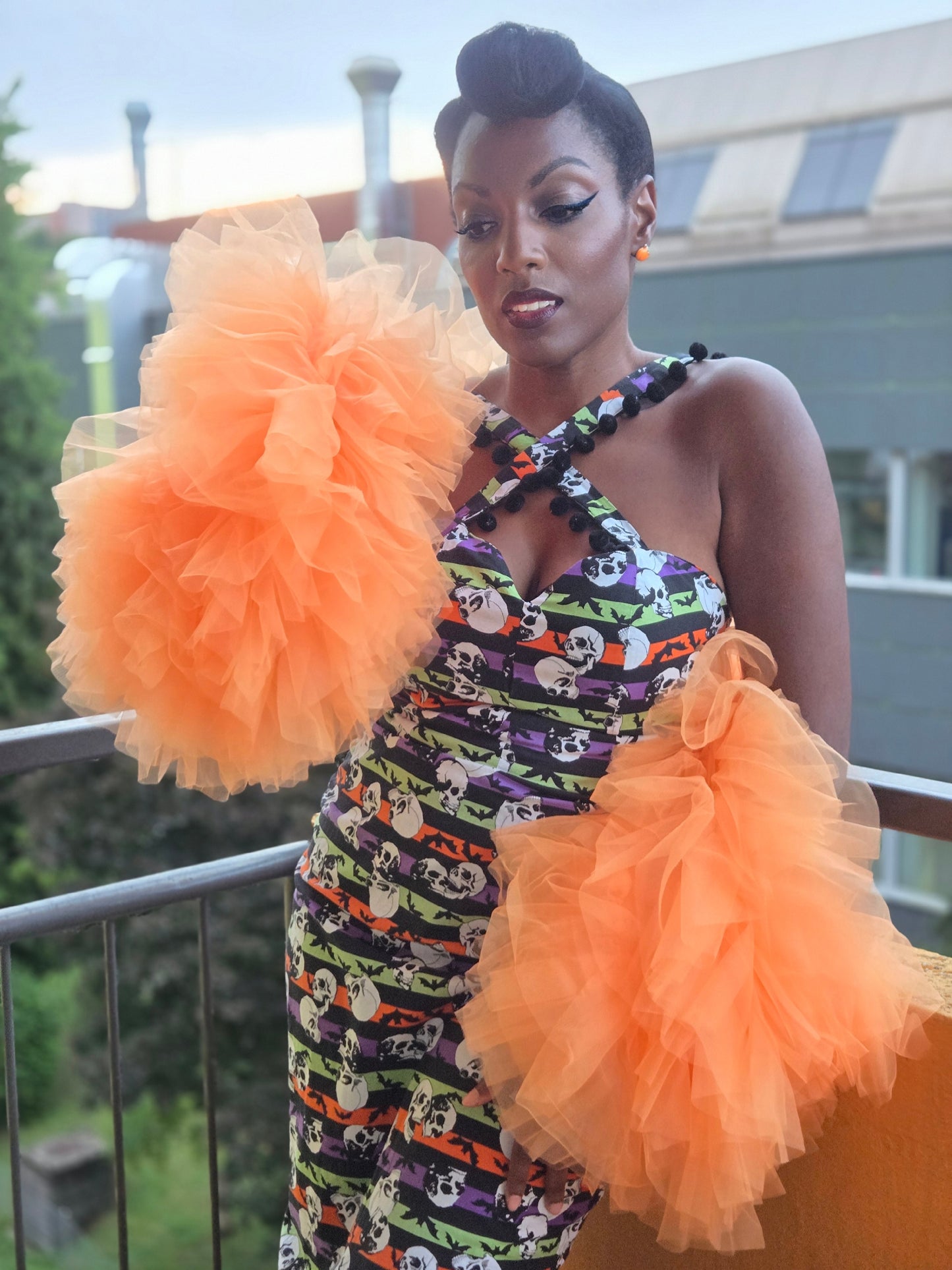 Boa de tulle SWEET - Orange