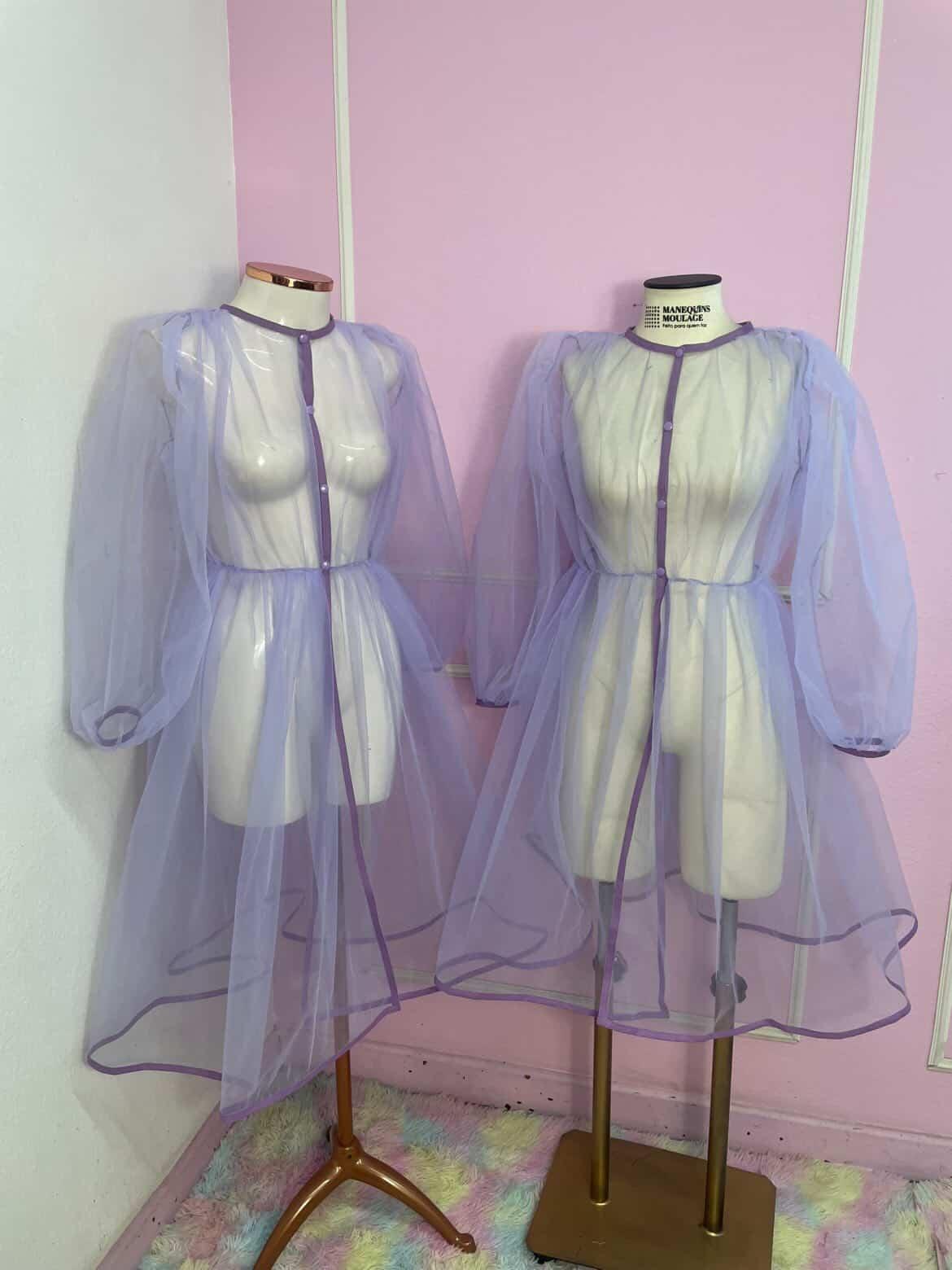 AUDREY Tulle Overdress - Lavender