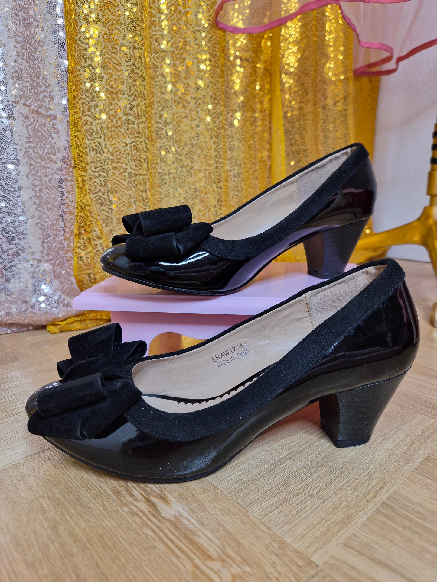 Escarpins vernis noirs