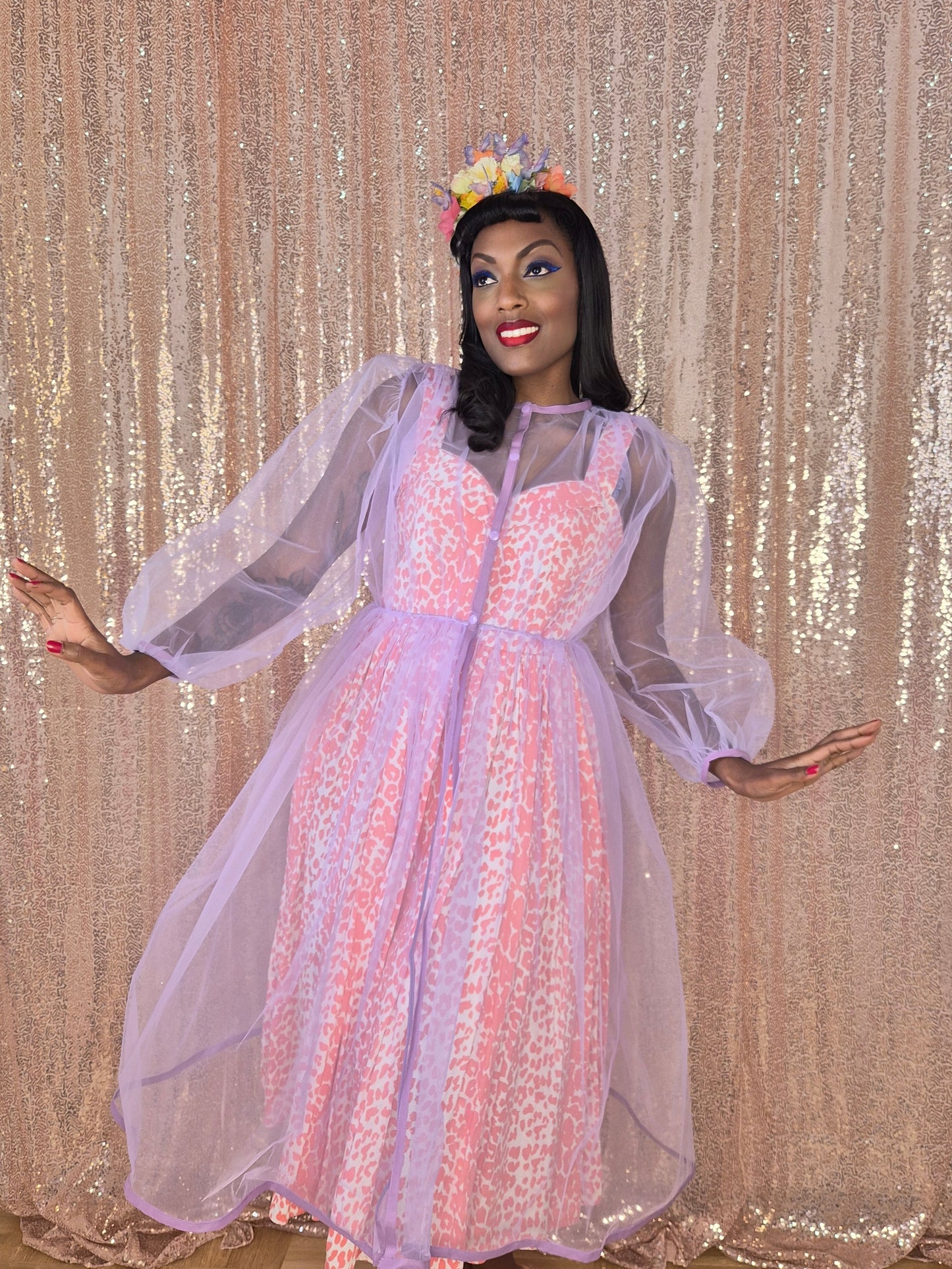 AUDREY Tulle Overdress - Lavender