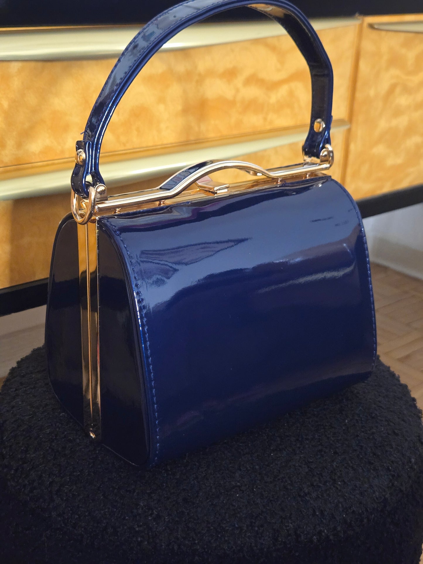 Sac à main ODETTE - Bleu marine