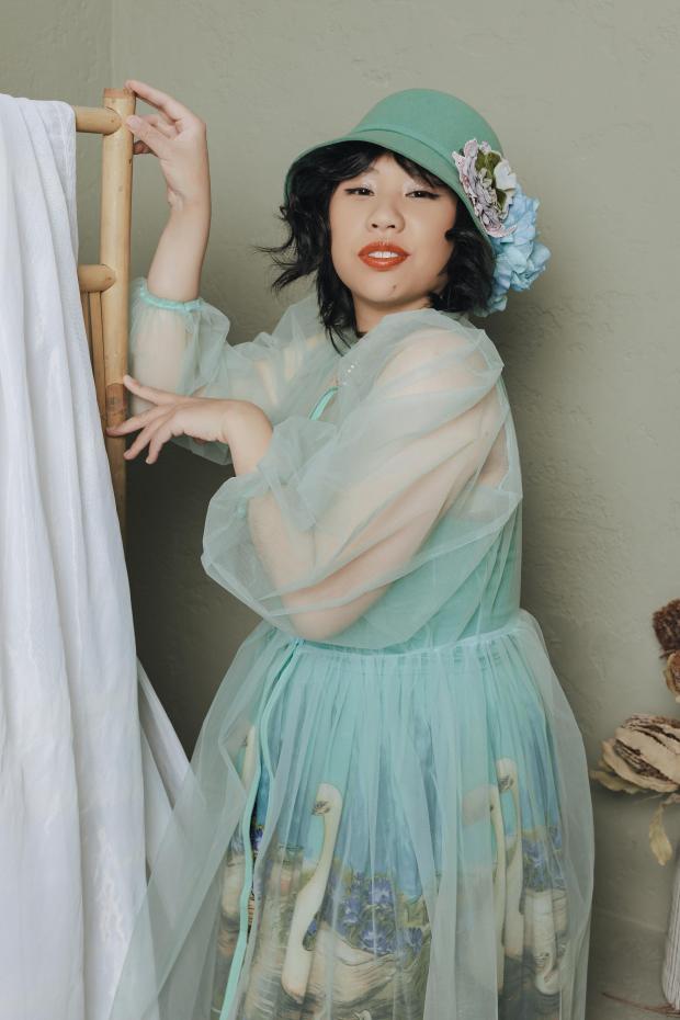 AUDREY Tulle Overdress - Mint