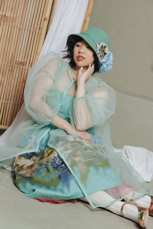 AUDREY Tulle Overdress - Mint