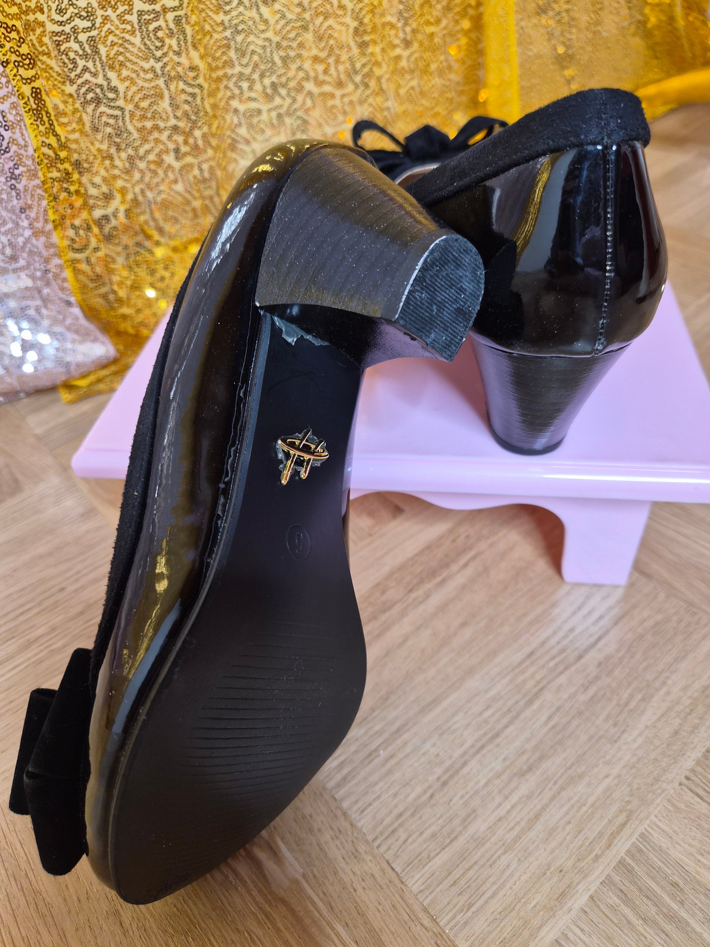 Escarpins vernis noirs