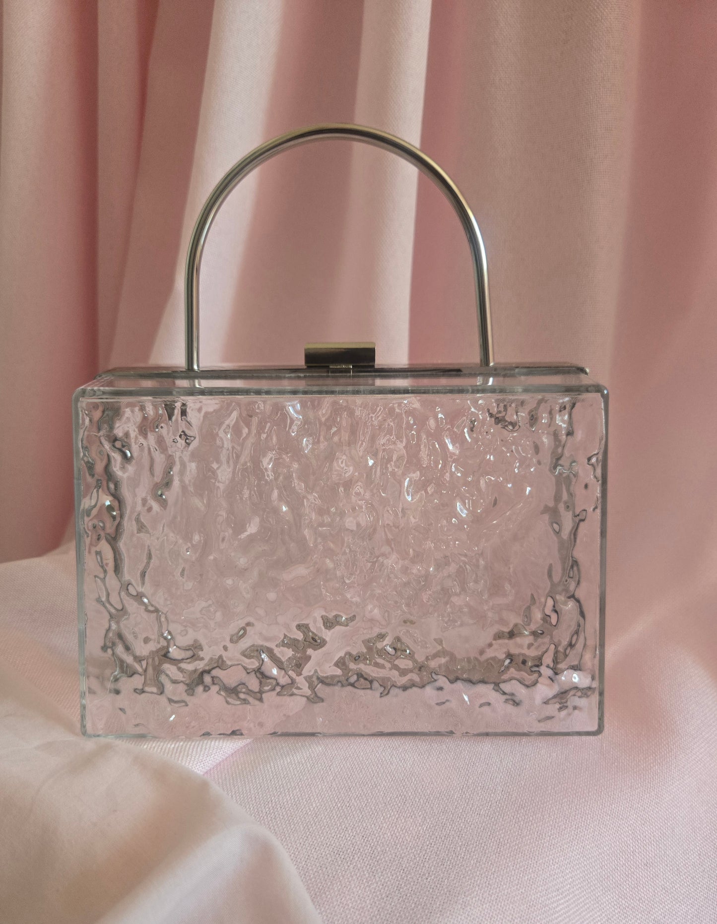 Sac lucite RITA - Argent