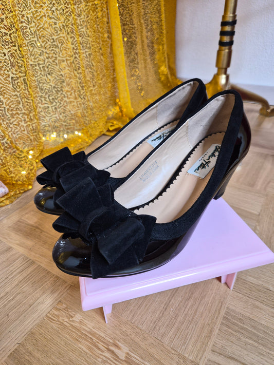 Escarpins vernis noirs