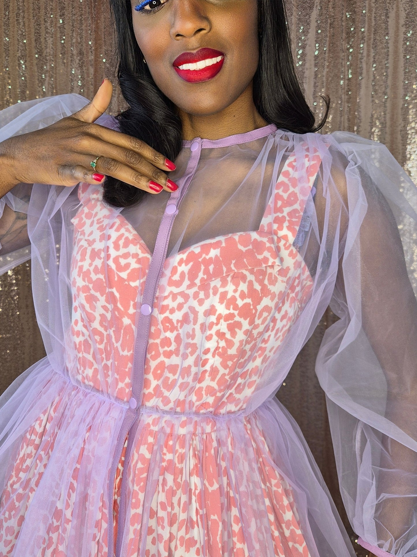 AUDREY Tulle Overdress - Lavender